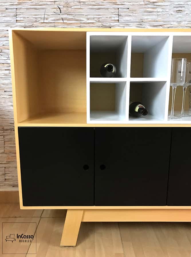 InCassa Muebles Edomex mueblería CDMX Mueble con cava Modelo SAN SEBASTIÁN 2
