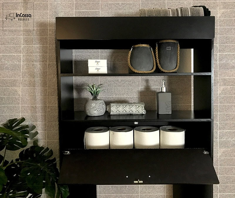 InCassa Muebles Edomex mueblería CDMX Organizador Mueble WC Modelo SEATTLE 8