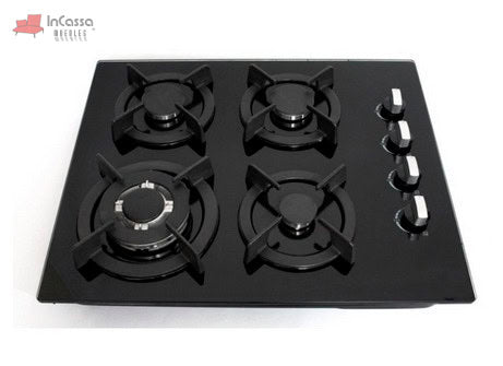 Parrilla de 4 quemadores marca SUPRA (superflama) modelo 4Q-EC-N