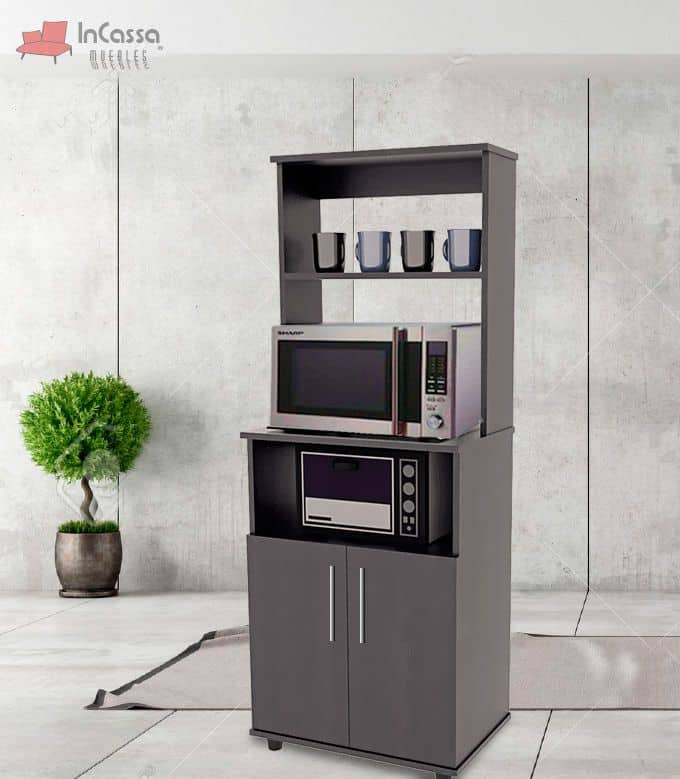 InCassa Muebles Edomex mueblería CDMX Alacena Porta Microondas Modelo TERRAGONA 1