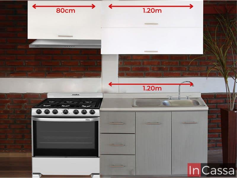 Cocina Integral TLAYACAPAN 2m diseñada para ESTUFA