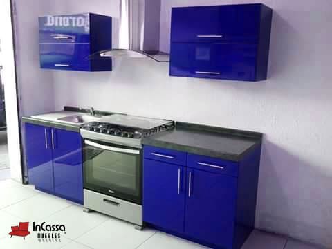 InCassa Muebles Edomex mueblería CDMX Cocina integral TRIPOLI 2.40m diseñada para ESTUFA 3