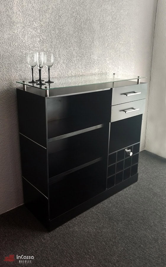 InCassa Muebles Edomex mueblería CDMX Cantina con Bancos Modelo UGANDA 7