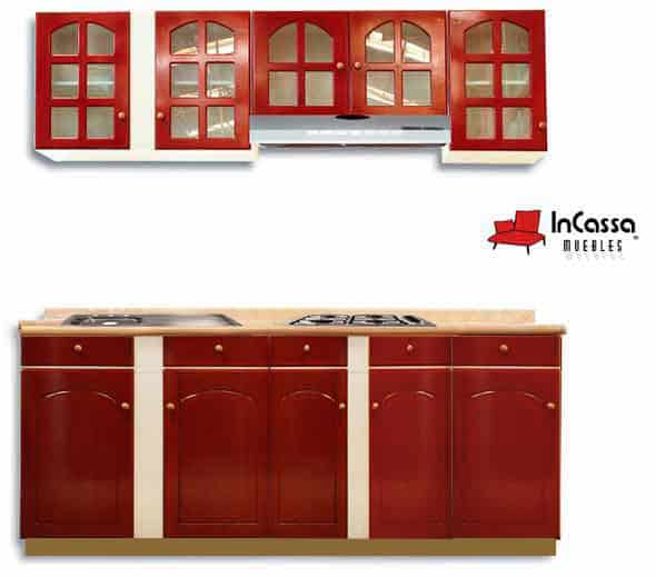 InCassa Muebles Edomex mueblería CDMX Cocina integral VANCOUVER 2.10m diseñada para PARRILLA 1