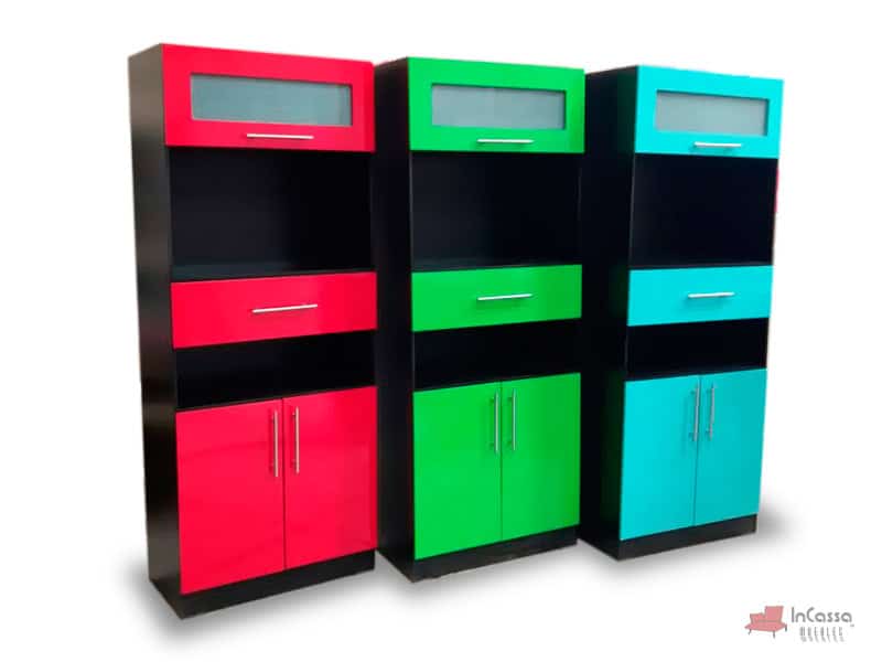 InCassa Muebles Edomex mueblería CDMX Alacena para Microondas Modelo VERMONT 1