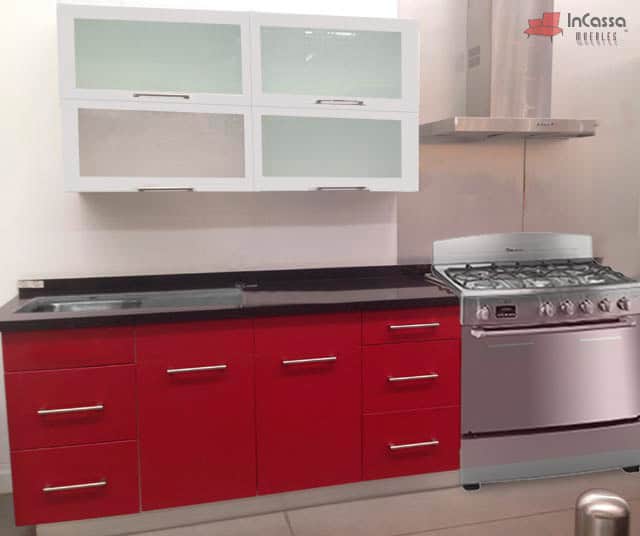 InCassa Muebles Edomex mueblería CDMX Cocina integral VICENZA 2.60m diseñada para ESTUFA 1