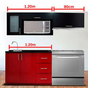 InCassa Muebles Edomex mueblería CDMX Cocina Integral ZARAGOZA 2m diseñada para ESTUFA 1