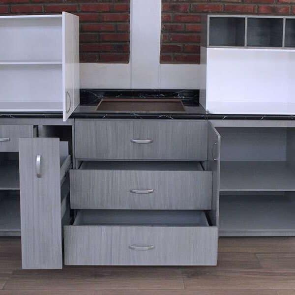 Cocina integral AMSTERDAM 2.10m diseñada para PARRILLA - InCassa