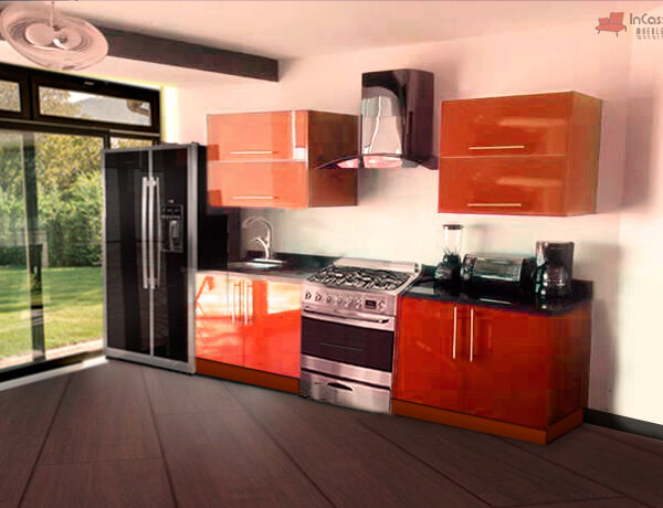 InCassa Muebles Edomex mueblería CDMX Cocina integral ALEJANDRIA 2.90m diseñada para ESTUFA 1